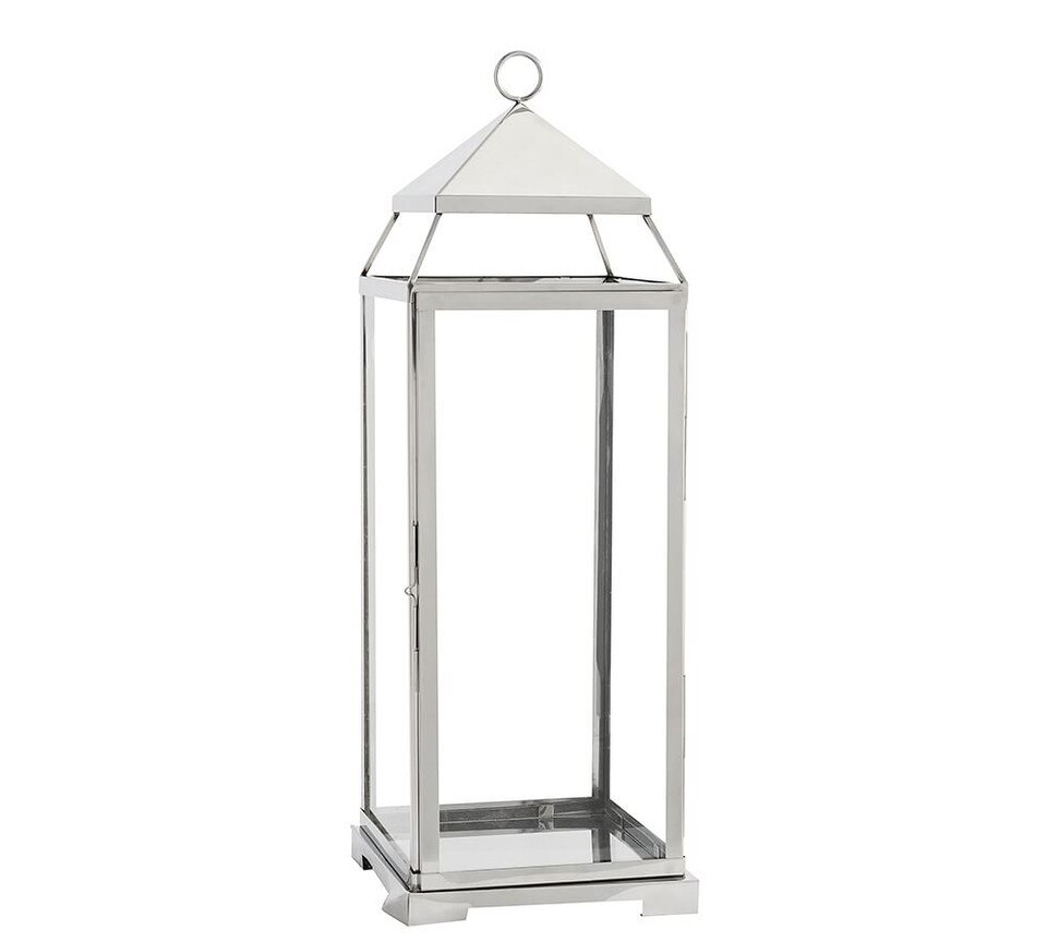Malta Glass & Metal Lantern Pottery Barn Australia